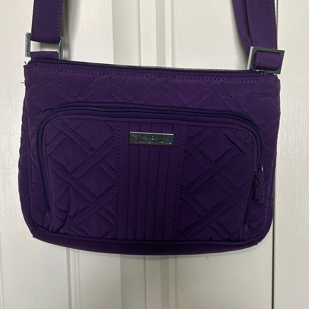 Vera Bradley Deep Purple Quilted Crossbody Bag